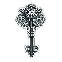 key SVG PNG design with clean design elements