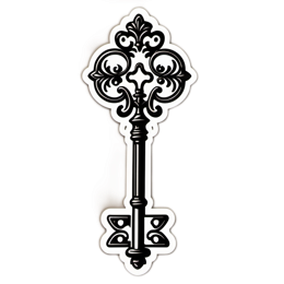 key vintage SVG PNG design with clean design elements