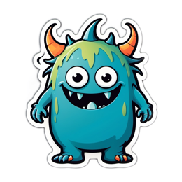 cartoon monster SVG PNG design