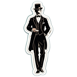 fashion vintagegentleman SVG PNG design with clean design elements