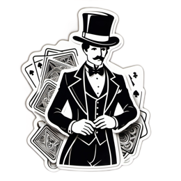 vintage magic cards SVG PNG design with clean design elements