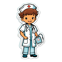 children nurse SVG PNG design