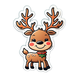 fantasy reindeer SVG PNG design with clean design elements