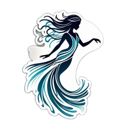 fantasy mermaid SVG PNG design with clean design elements