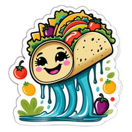 taco happy SVG PNG design