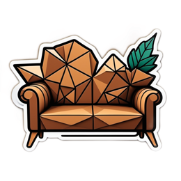 sofa geometric SVG PNG design