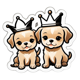 cute puppies SVG PNG design