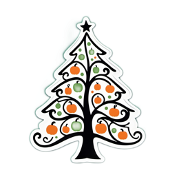 christmas pumpkins SVG PNG design with clean design elements