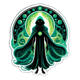 mystical figure SVG PNG design with clean design elements