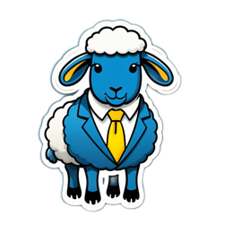 fancy sheep SVG PNG design