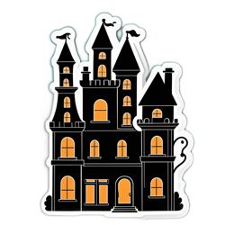 fantasy castle SVG PNG design