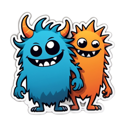 monsters characters SVG PNG design