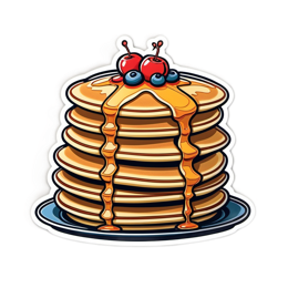 pancakes maple syrup SVG PNG design