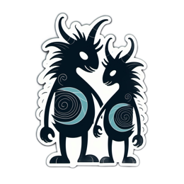 stickers characters SVG PNG design with clean design elements