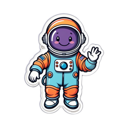 astronaut cartoon SVG PNG design