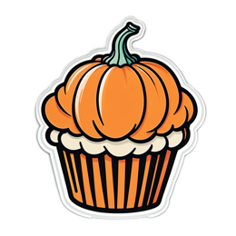 halloween cupcake SVG PNG design with clean design elements