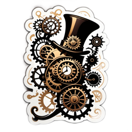 steampunk gears SVG PNG design