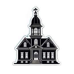 historic house SVG PNG design