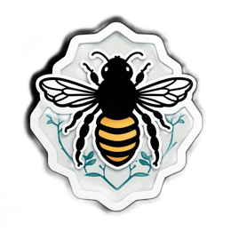 bee flora SVG PNG design with clean design elements