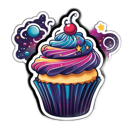 cupcake space SVG PNG design