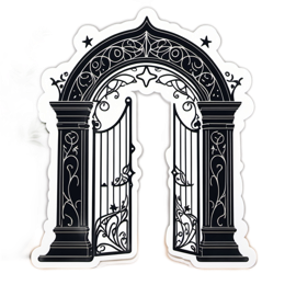 fantasy gate SVG PNG design