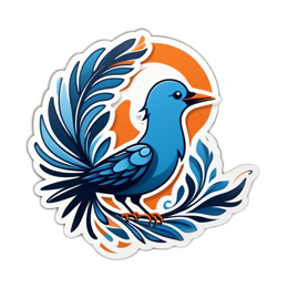 bird iconic SVG PNG design