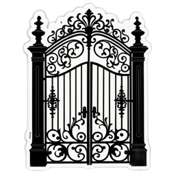 gate SVG PNG design with clean design elements