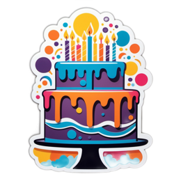 cake birthday candles SVG PNG design