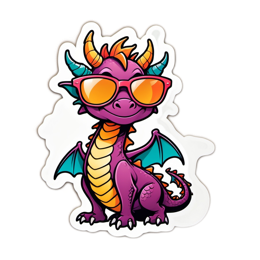 dragon sunglasses SVG PNG design