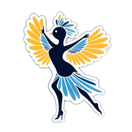 dance bird SVG PNG design