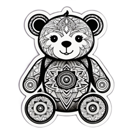 panda mandala SVG PNG design
