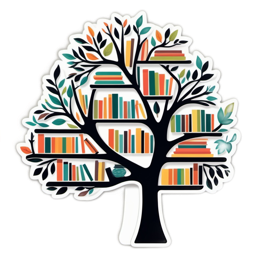 books tree SVG PNG design