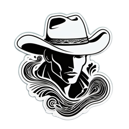 cowboy SVG PNG design with clean design elements