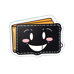 wallet happiness SVG PNG design with clean design elements