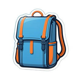 backpack stickers SVG PNG design with clean design elements