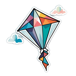 kite colorful SVG PNG design with clean design elements