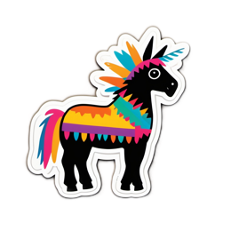colorful unicorn SVG PNG design with clean design elements