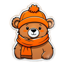 pets cutebear SVG PNG design with clean design elements
