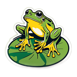 frog lily pad SVG PNG design