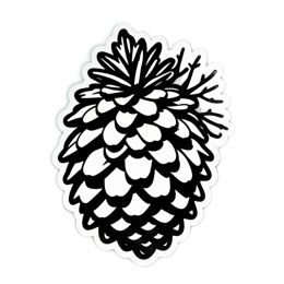 pinecone blackandwhite SVG PNG design