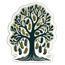 tree peppers SVG PNG design with clean design elements