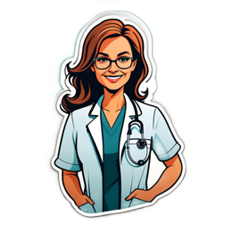 healthcare professional SVG PNG design with clean design elements