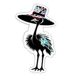 artistic hat SVG PNG design with clean design elements