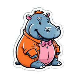 fantasy hippo SVG PNG design