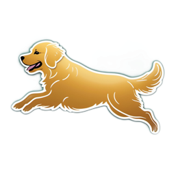 running dog SVG PNG design with clean design elements