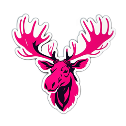 fantasy colorfulmoosesticker SVG PNG design with clean design elements