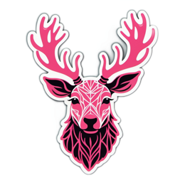 fantasy deer SVG PNG design with clean design elements