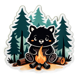camping cute SVG PNG design