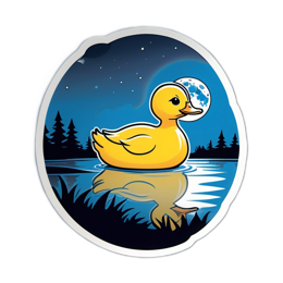 lake duck SVG PNG design