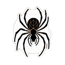 spider SVG PNG design with clean design elements